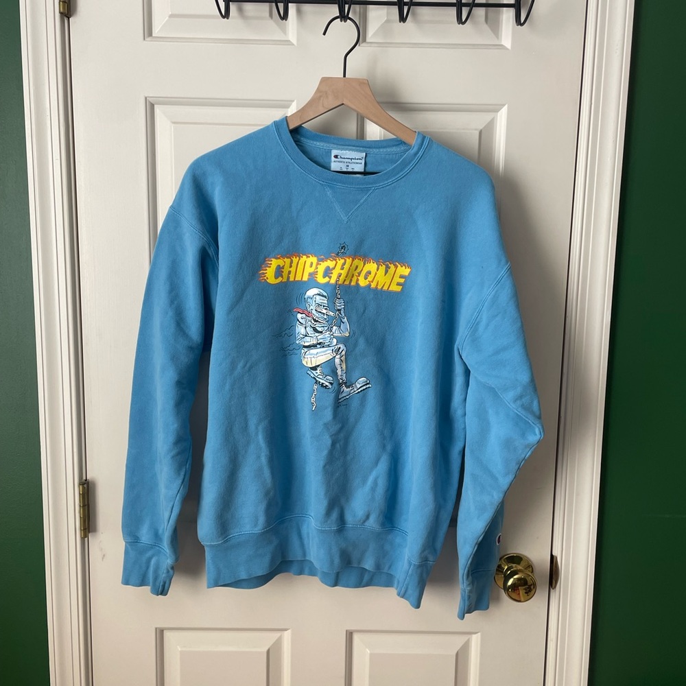 Chip Crome NBHD Merch The Neighborhood Rutherford Unisex M Champion Mic Swing